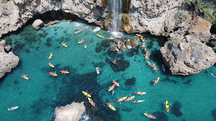 kayak en Nerja