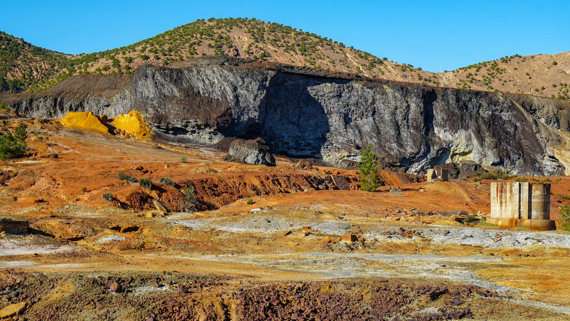 Minas de Riotinto, paraje natural de Huelva, Andalucía