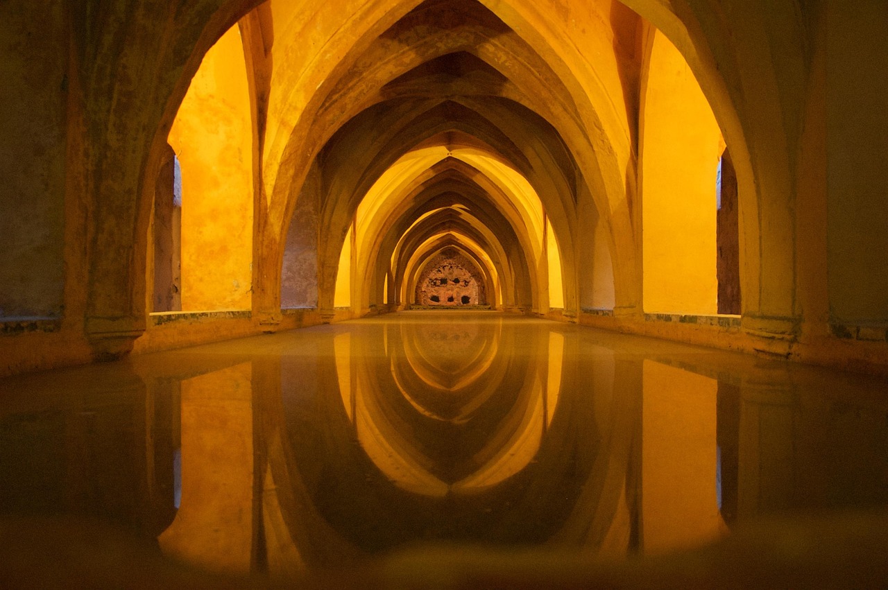 Baños y arquitectura del Real Alcázar de Sevilla, Andalucía