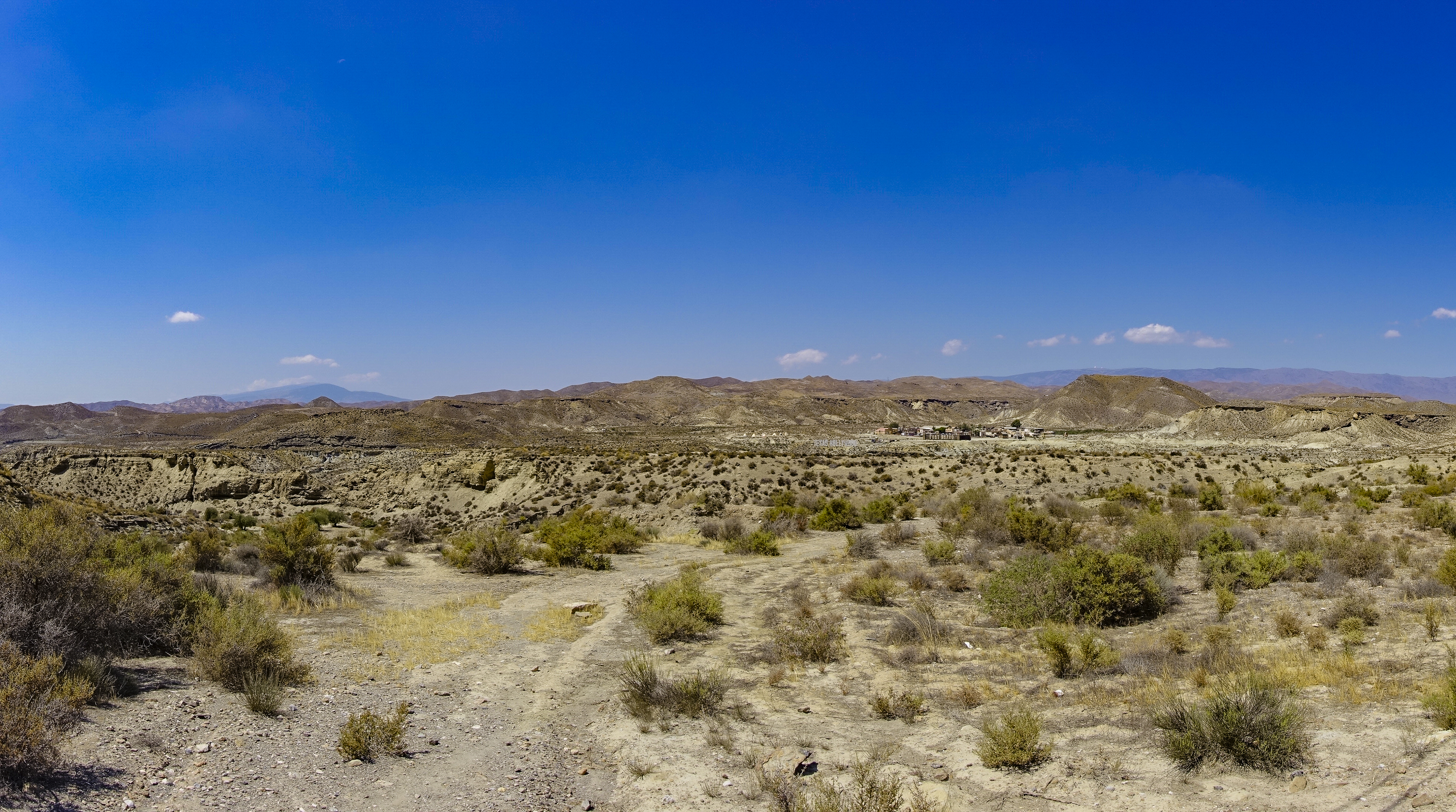 Desierto de Tabernas, paraje natural de Almería, Andalucía