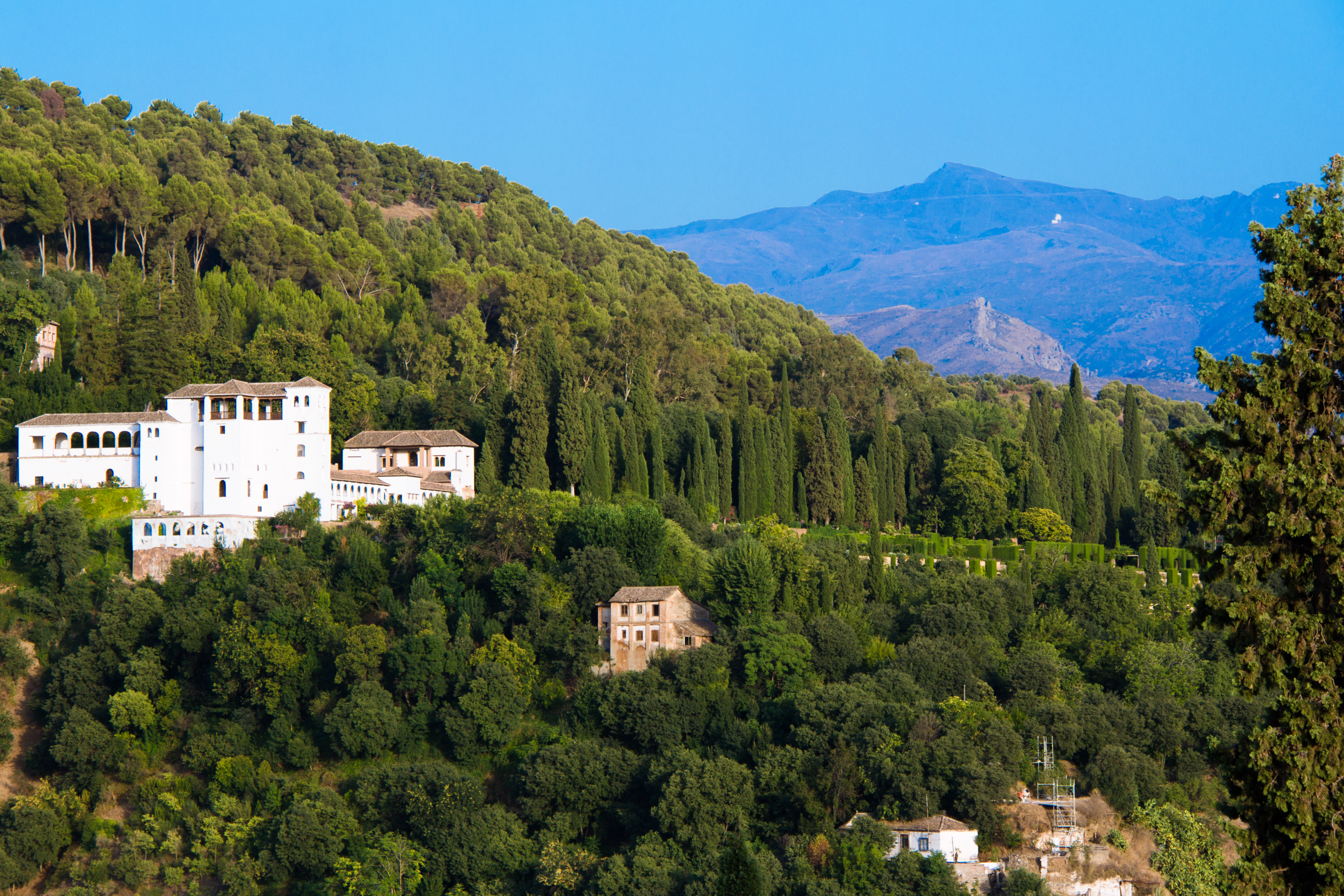 Generalife, lugar de interés de Granada, Andalucía